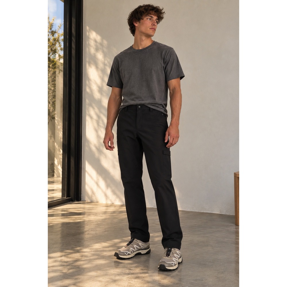 Don Baggy Carpenter Pants Black Utility Techwear 32x34 PT2500814